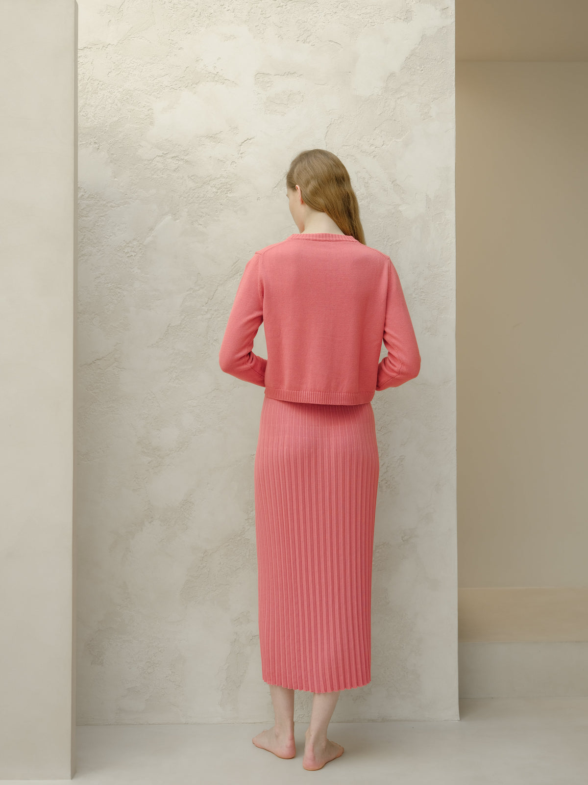 Gonna Lunga Plissé in Cotone – Lèmme | DOMIRA