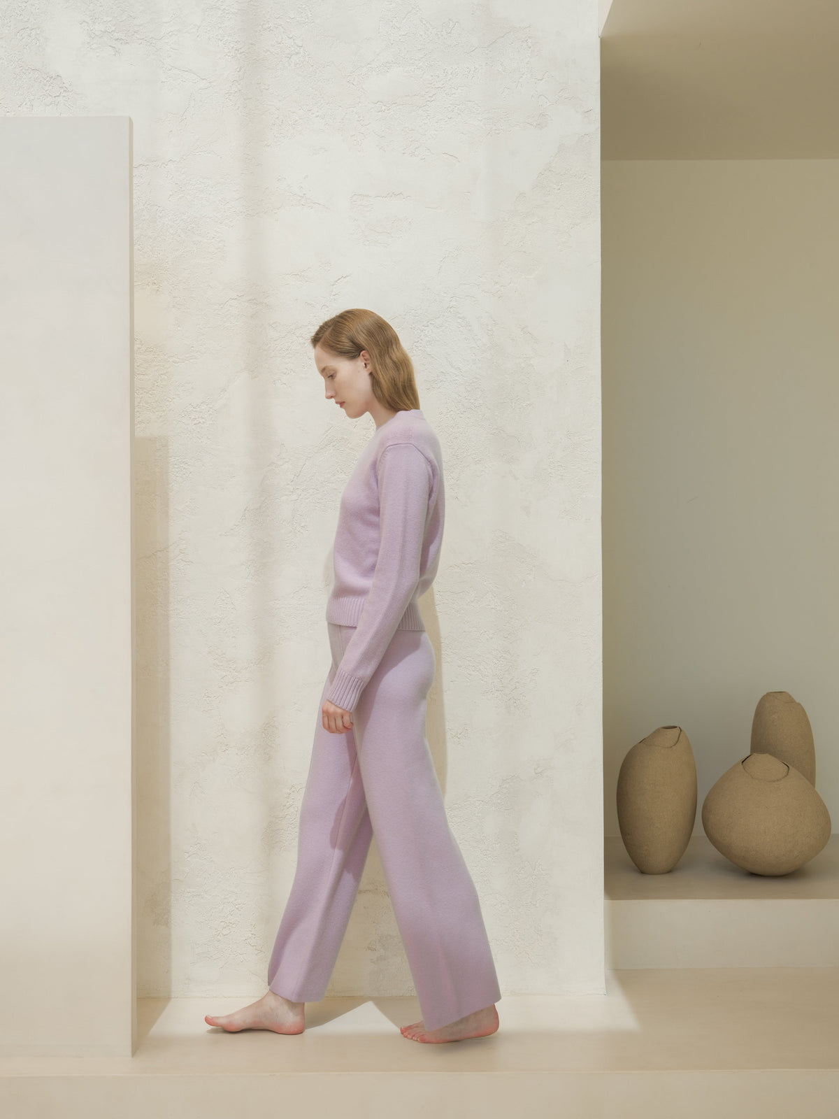 Maglione Girocollo Regular in Misto Cashmere – Lèmme | DOMIRA