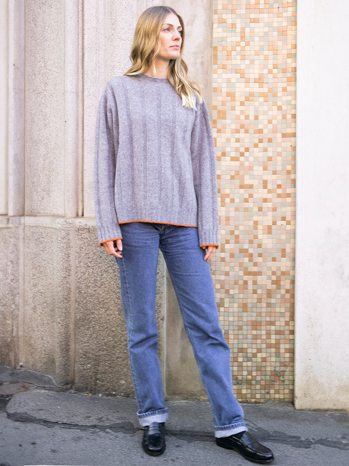 Carlotta – Maglione a Coste Larghe