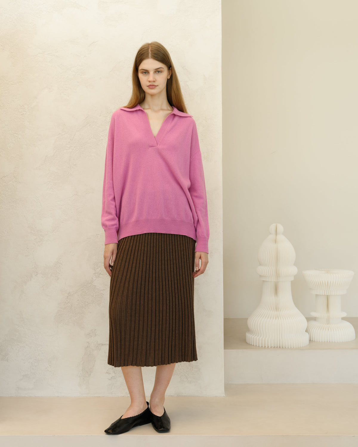 Gonna Traforata in Misto Cashmere