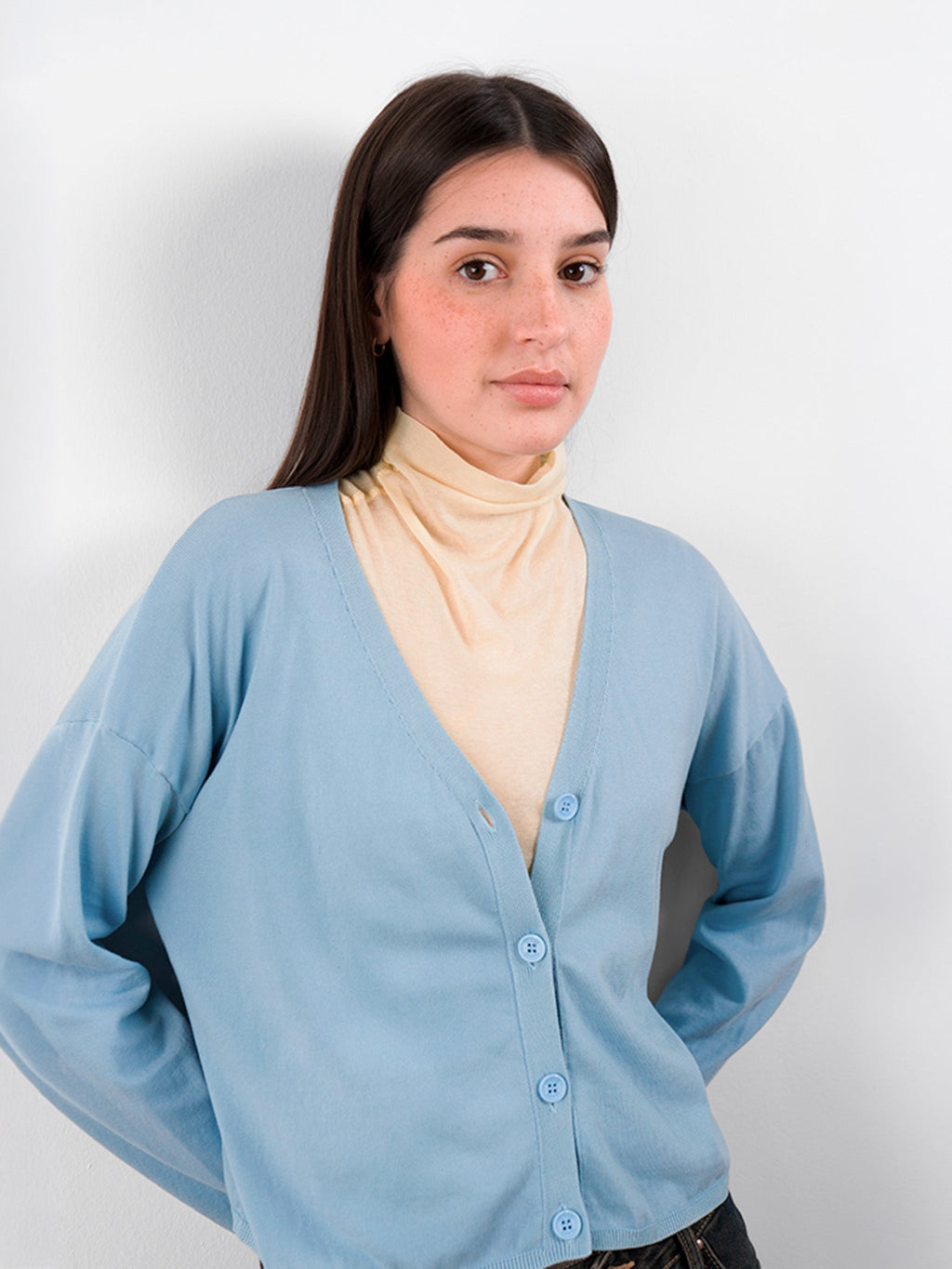 Romina – Cardigan Ampio in Cotone – Tenné by Antoniaerre | DOMIRA