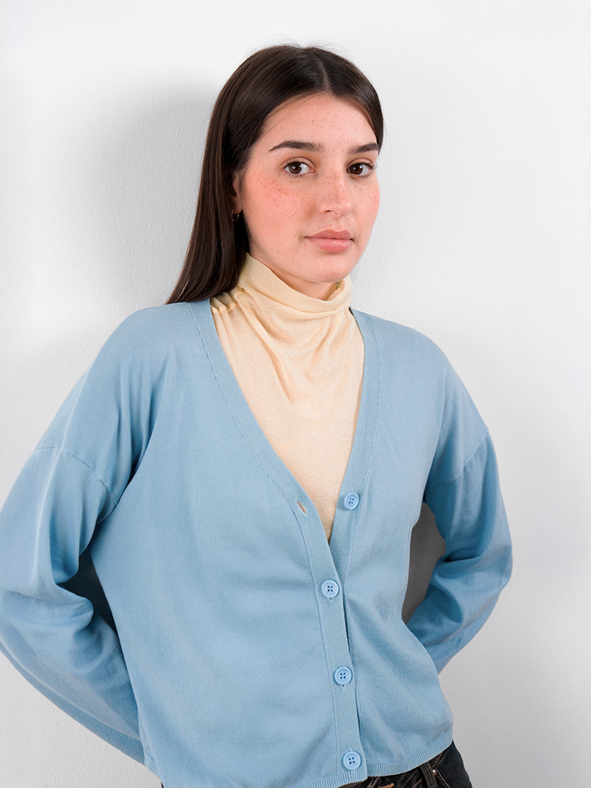 Romina – Cardigan Ampio in Cotone – Tenné by Antoniaerre | DOMIRA