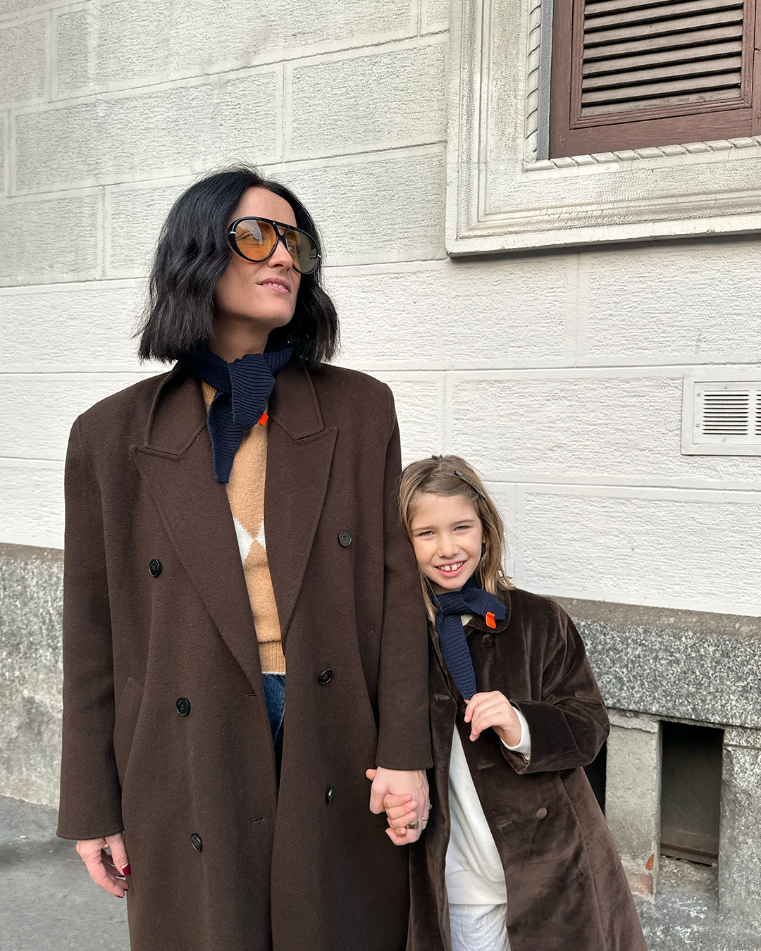 Set Foulard in lana - Nina Mamma e Nina Baby