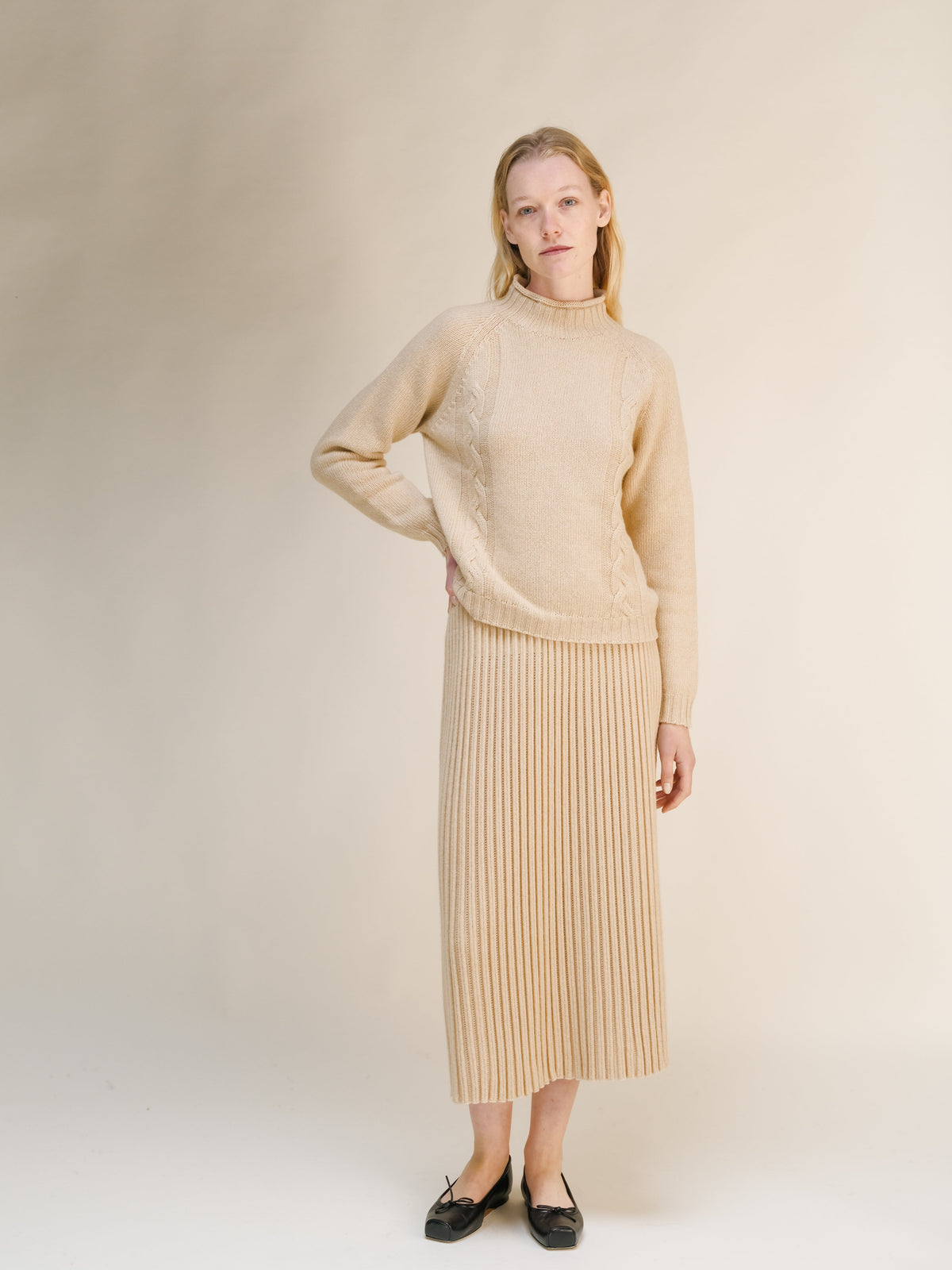 Gonna Traforata in Misto Cashmere