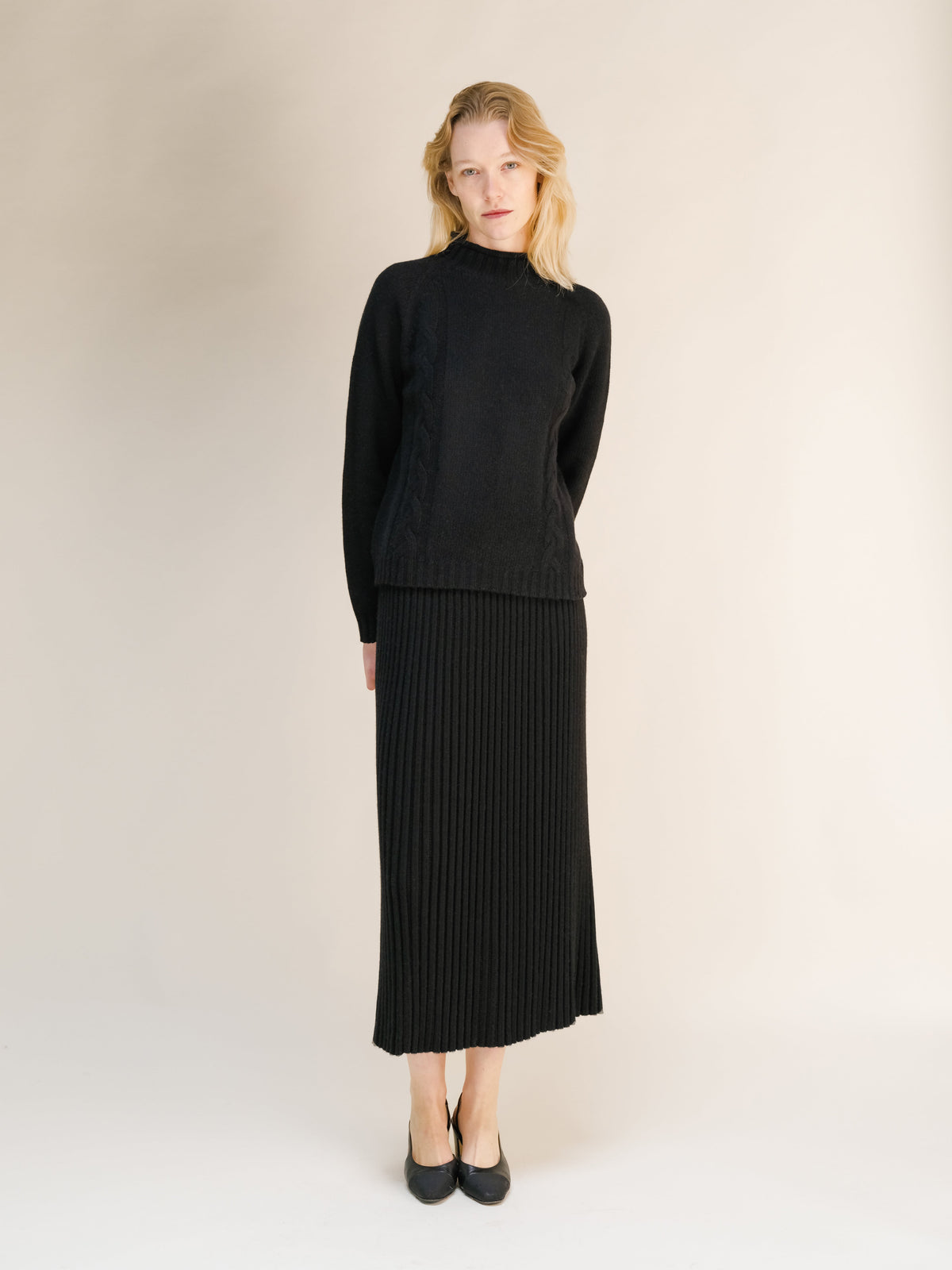 Gonna Traforata in Misto Cashmere