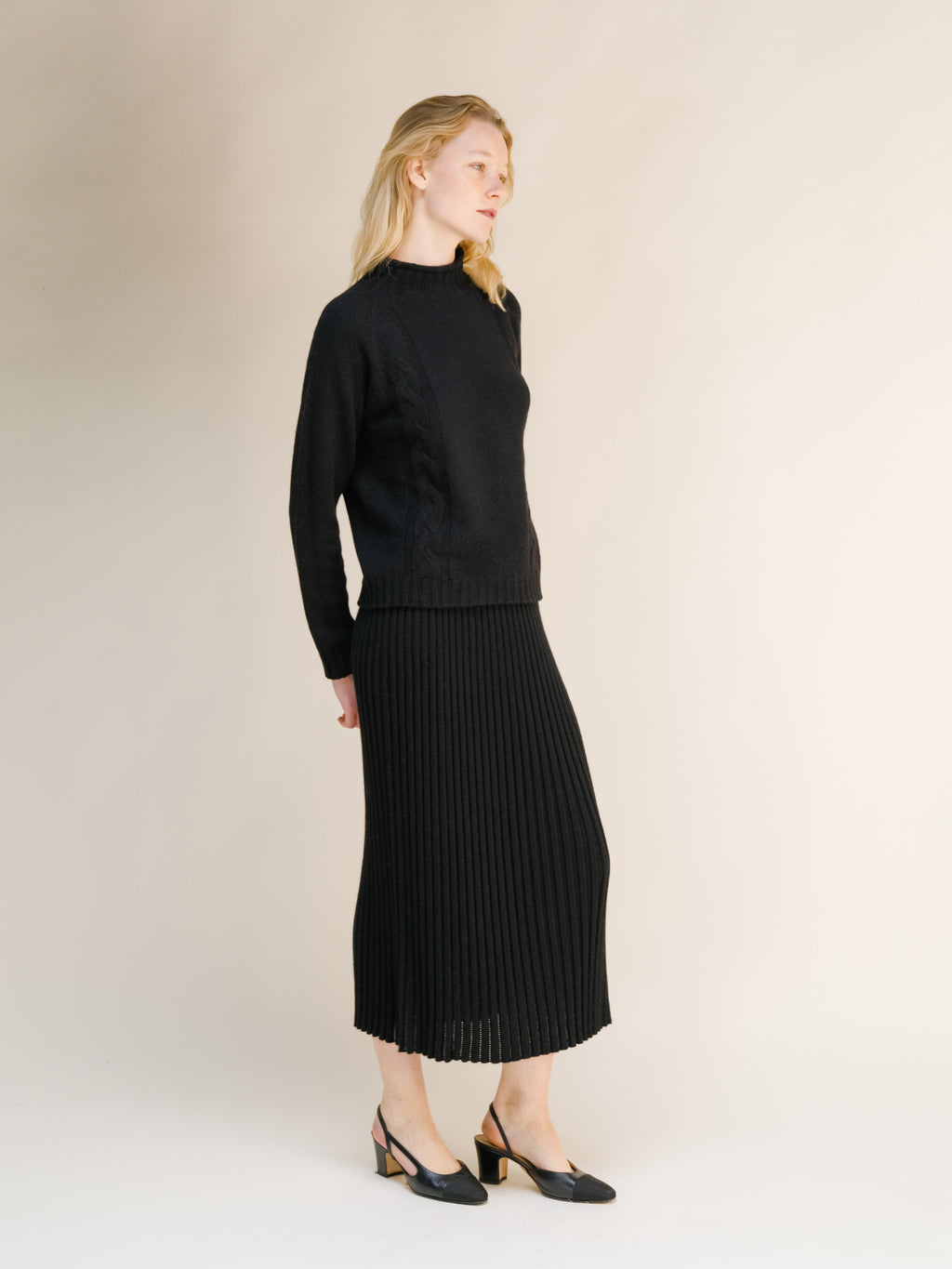 Gonna Traforata in Misto Cashmere