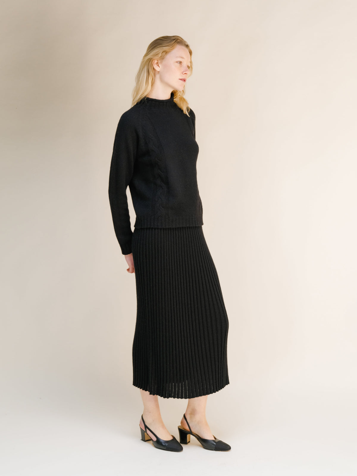 Gonna Traforata in Misto Cashmere