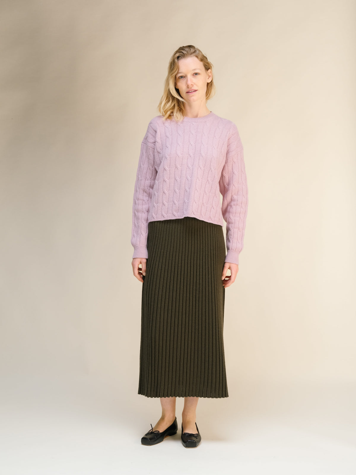 Gonna Traforata in Misto Cashmere