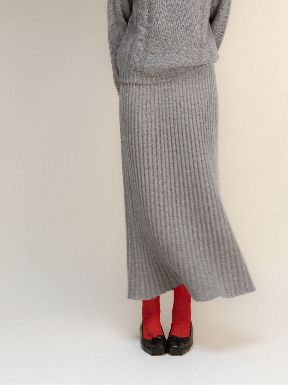 Gonna Traforata in Misto Cashmere
