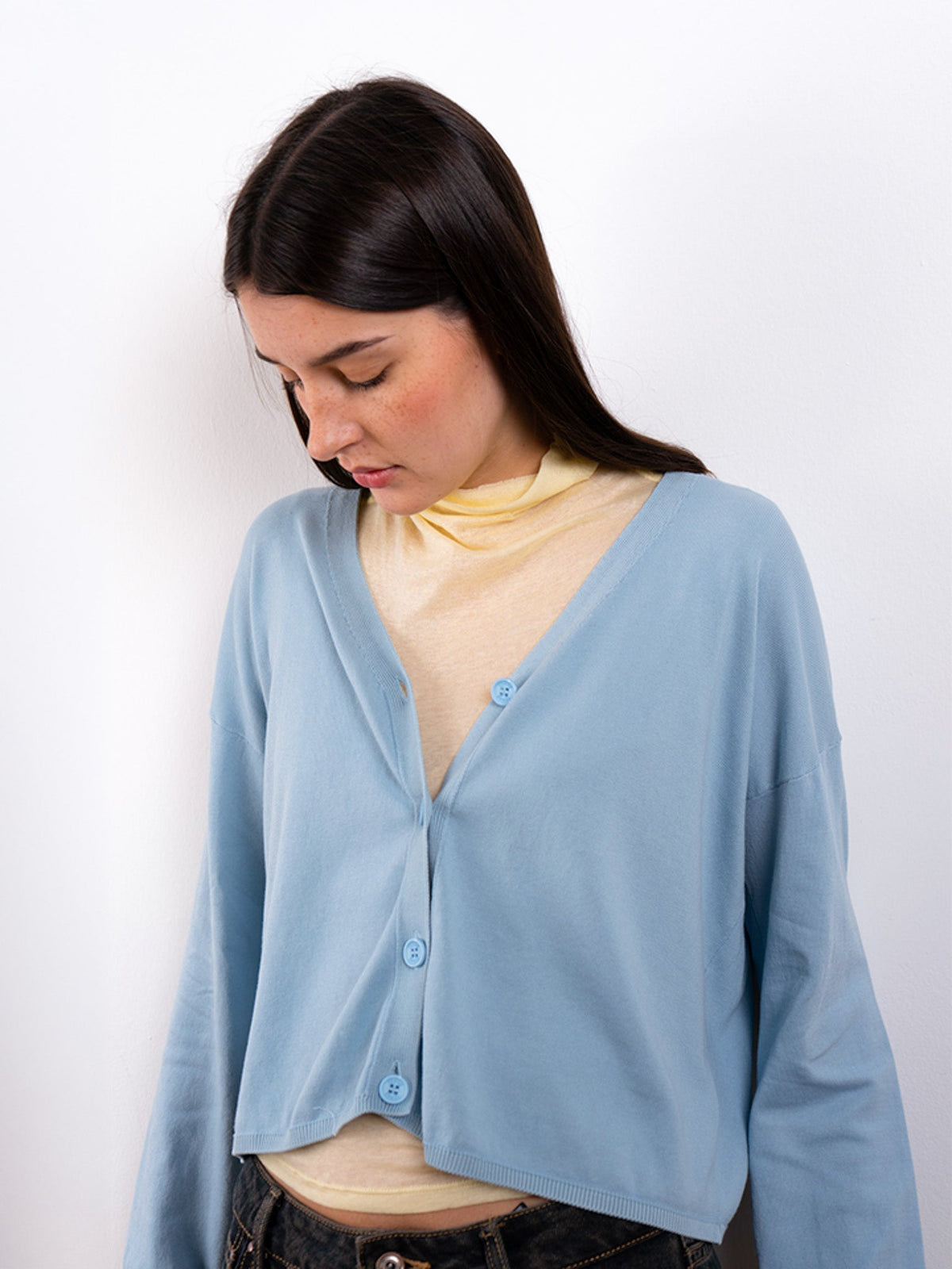 Romina – Cardigan Ampio in Cotone – Tenné by Antoniaerre | DOMIRA