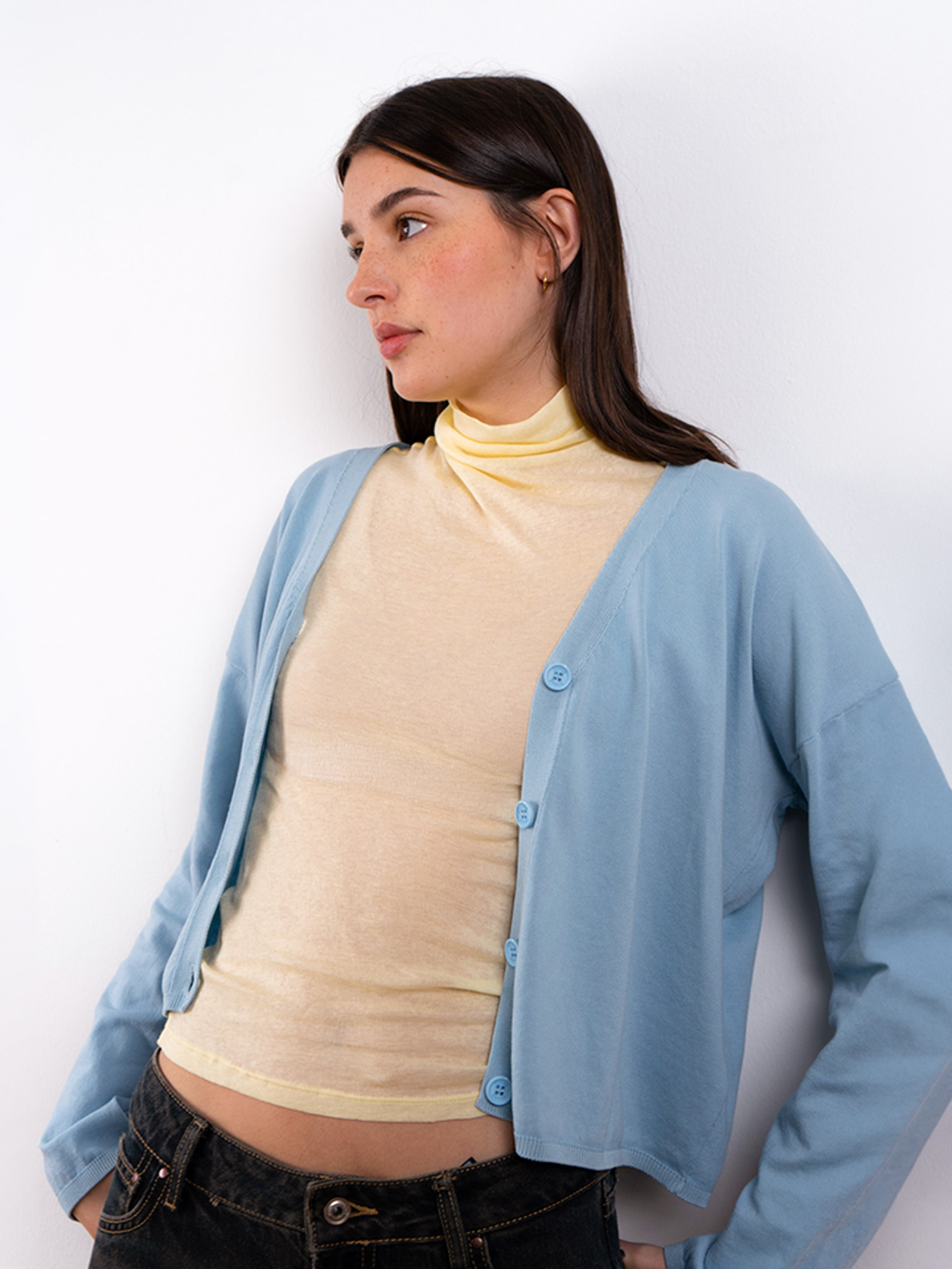 Romina – Cardigan Ampio in Cotone – Tenné by Antoniaerre | DOMIRA