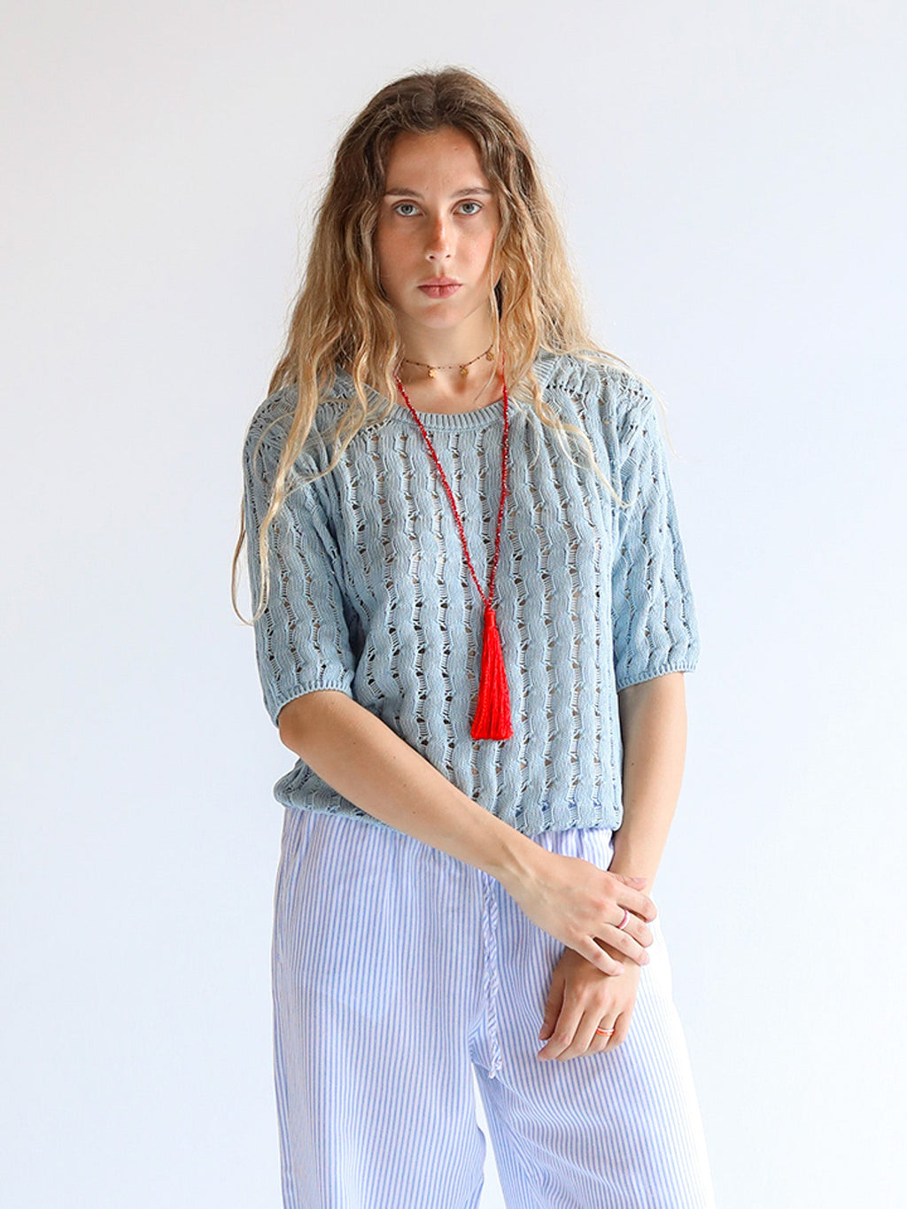 Ruth – Maglia Punto Corda – Tenné by Antoniaerre | DOMIRA