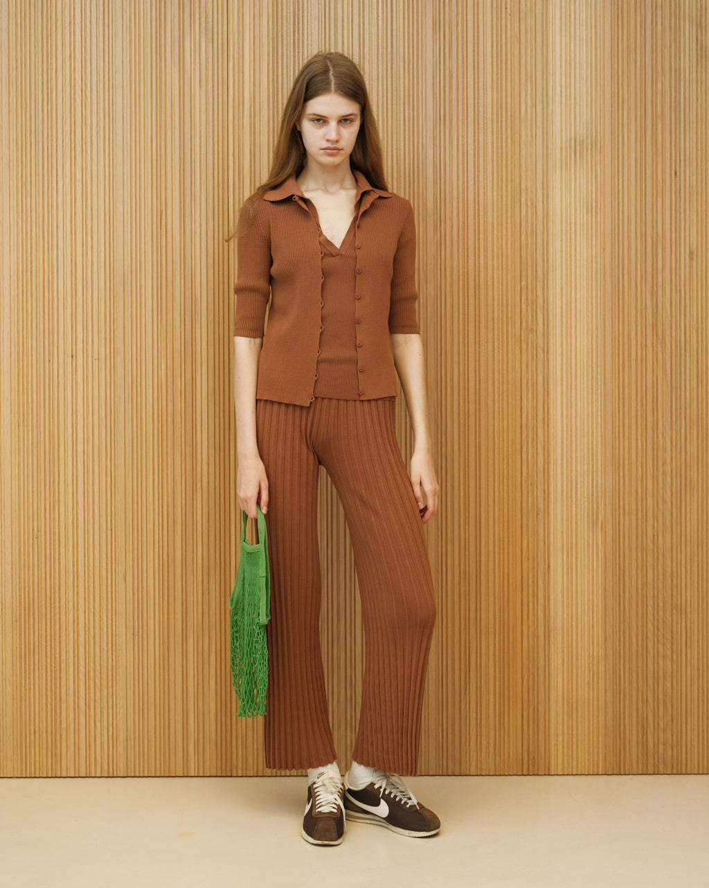 Cotton Ribbed Polo